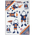 Syracuse Orange Family Decal Set Small